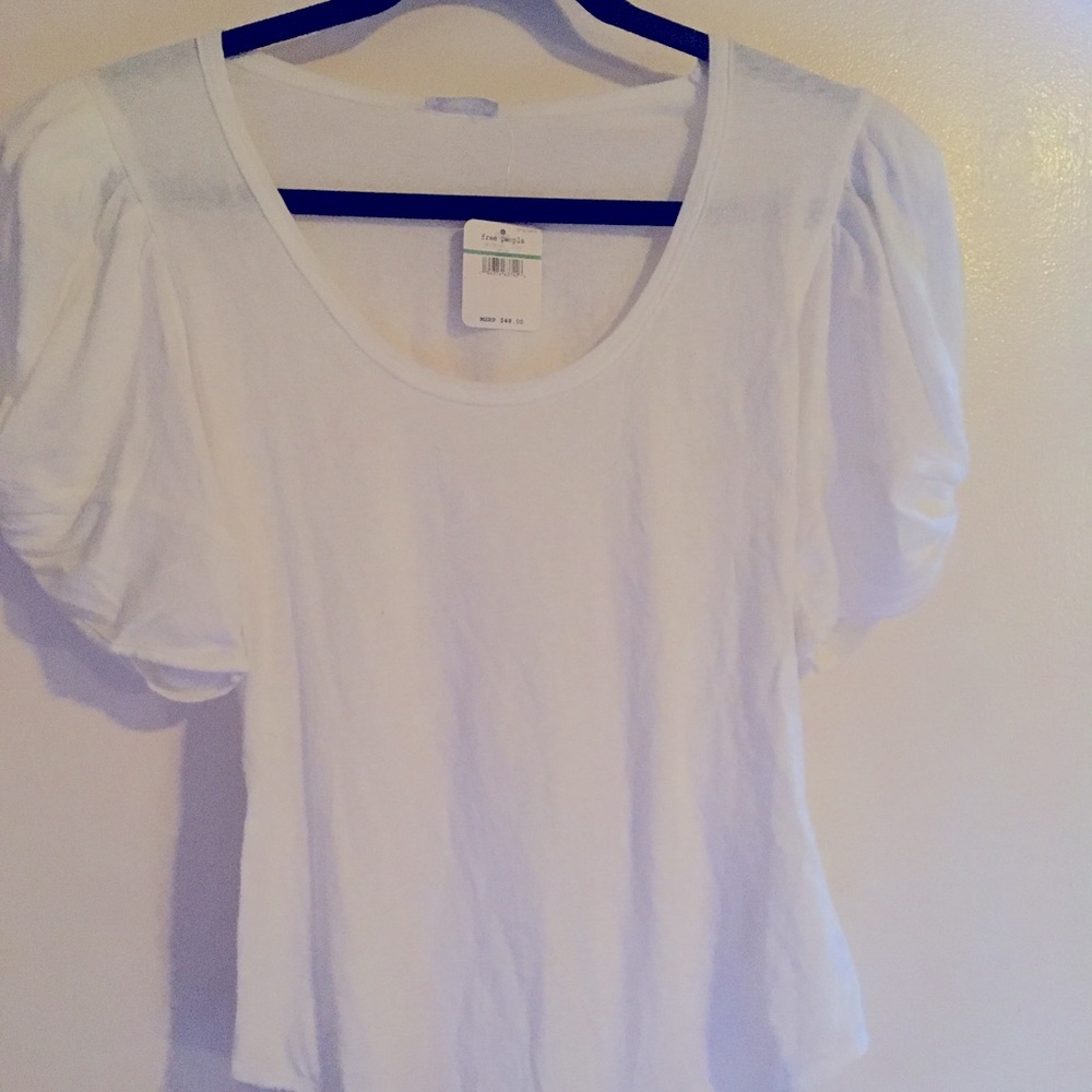 Free People White Bodysuit